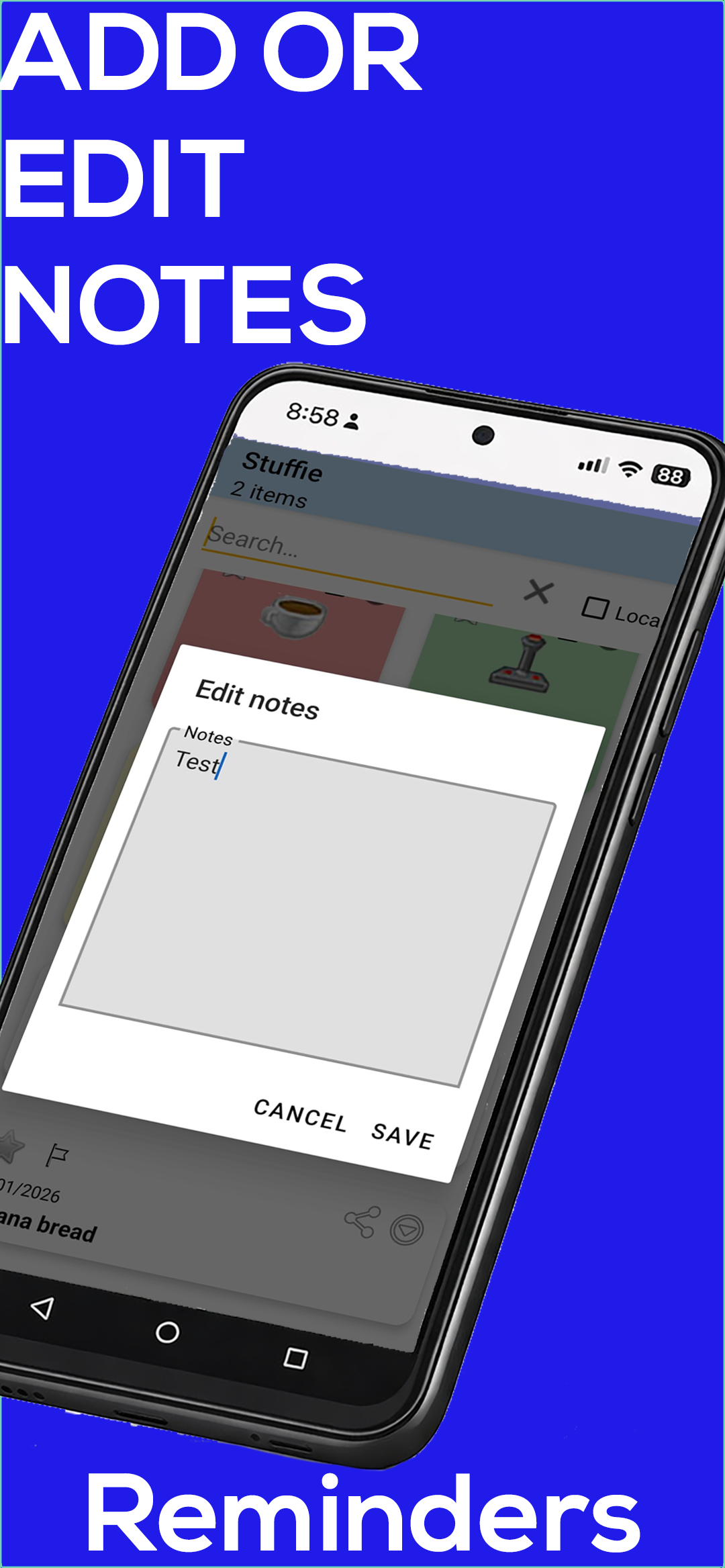Stuffie settings and privacy features